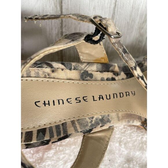 Chinese Laundry Venice Beach Wedge Sandals 7M - Picture 7 of 10